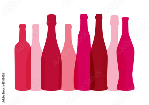 Bouteilles de Vins - Rose