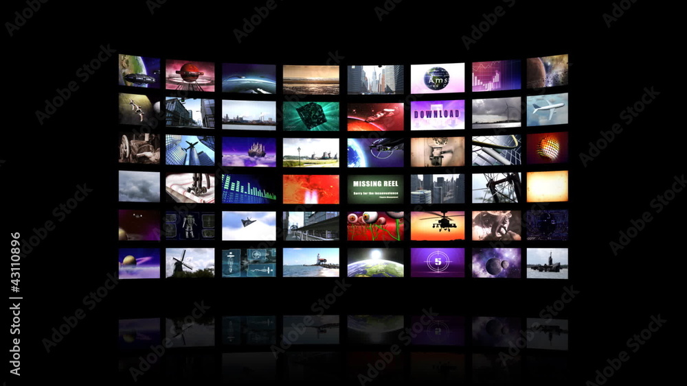 Video wall including fast zoom Video wall including fast zoom