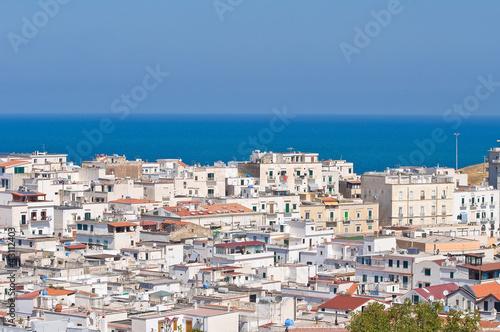 Panoramic view of Vieste. Puglia. Italy. © Mi.Ti.