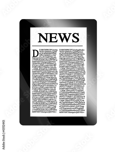 News auf dem Tablet PC
