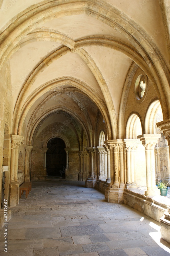 Cloister of Se Velha in Coimbra, Portugal