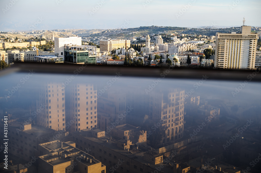Fototapeta premium View of Jerusalem from roofs