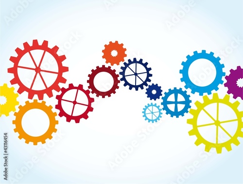 colorful gears