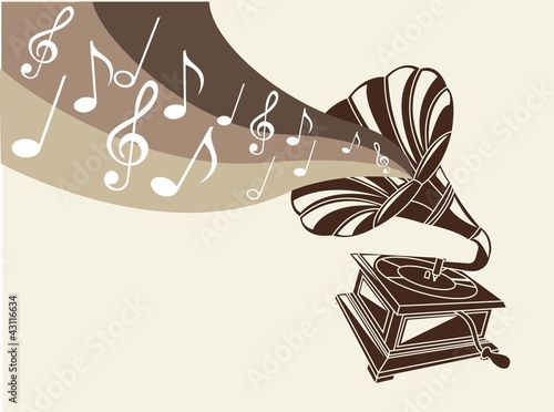 vintage gramophone