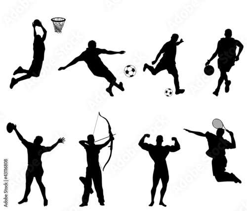 Sport silhouettes