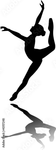 ballet dancer silhouette