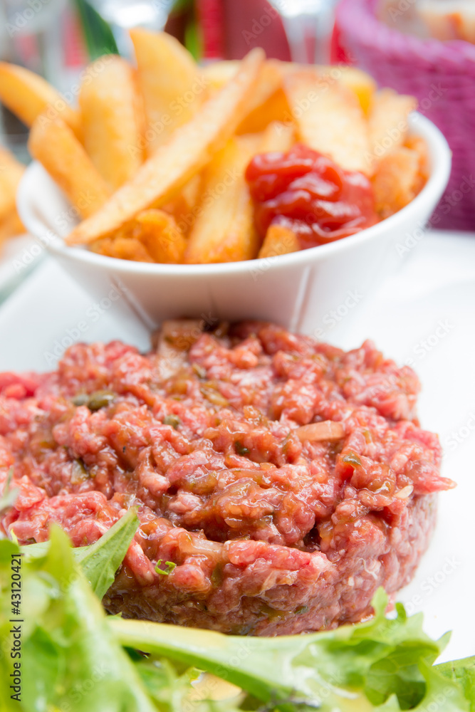 Raw beef Raw beef