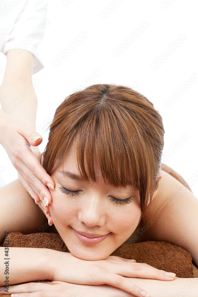Beautiful young woman in spa. Portrait of asian. Beautiful young woman in spa. Portrait of asian.