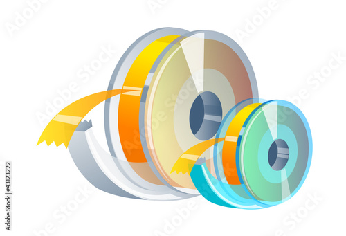 vector icon scotch tape