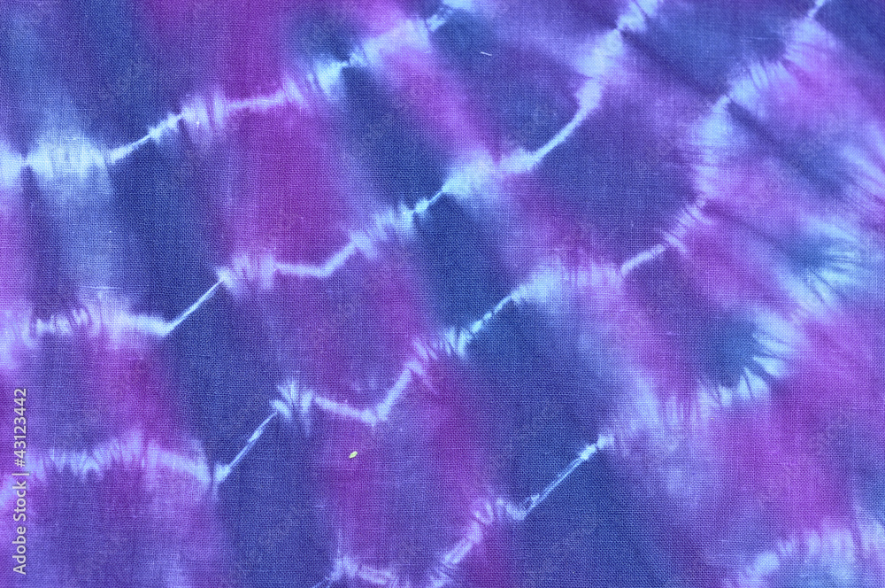 Tie and dye in purple, blue and pink hues Stock Photo | Adobe Stock