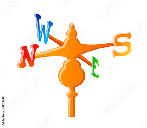 Foto vector icon weathercock
