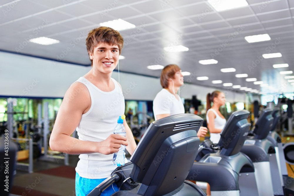 In fitness club In fitness club