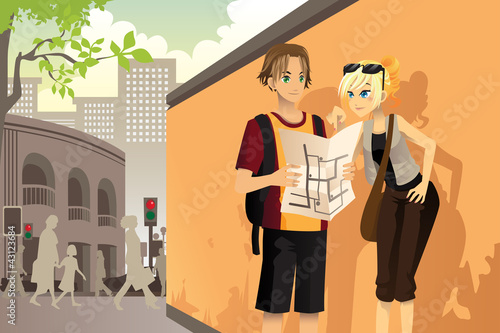 Couple tourist
