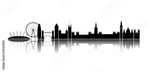 Skyline London city.