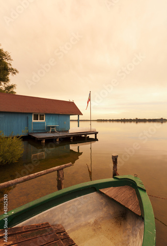 Bootshaus am Schaalsee, Mecklenburg-Vorpommern photo