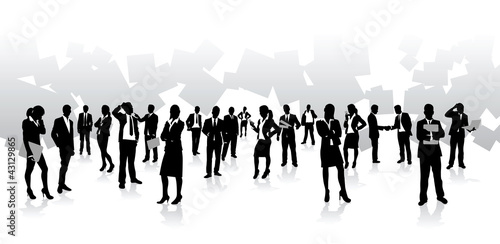 business people background