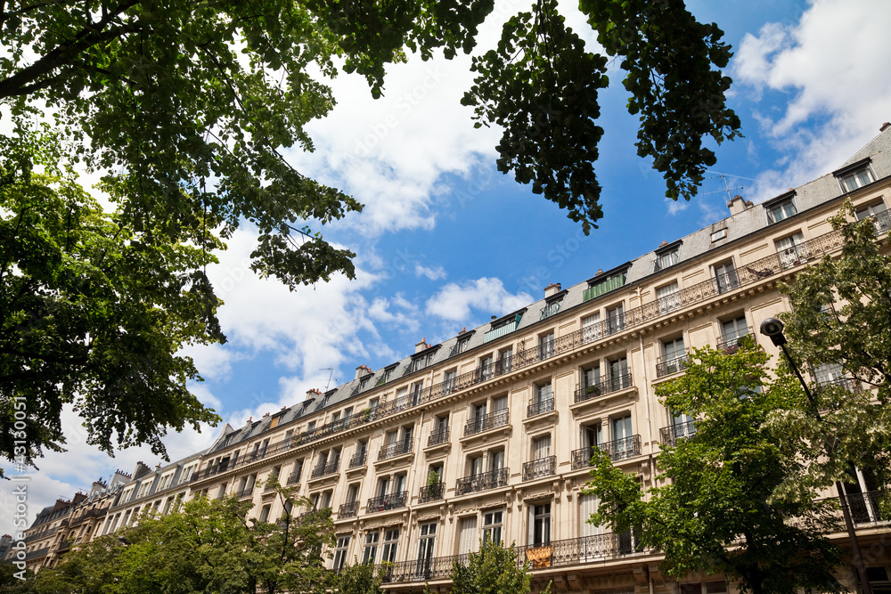 Boulevard - Häuser  in Paris - nobles Viertel