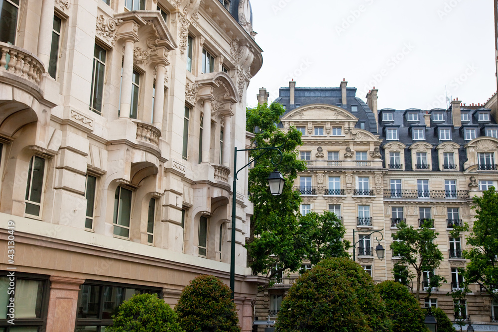 Häuser  in Paris - nobles Viertel