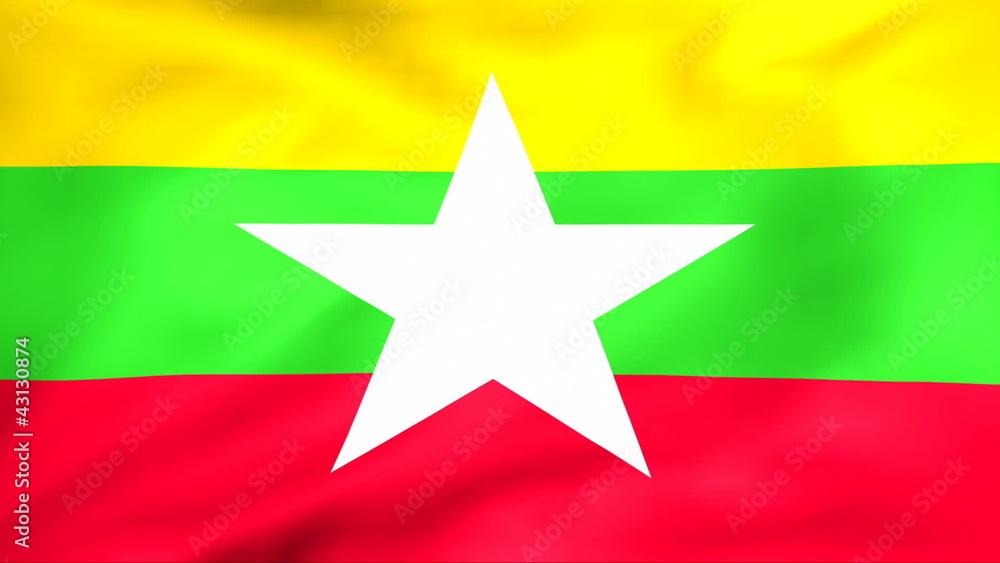 Developing the flag of Myanmar Developing the flag of Myanmar