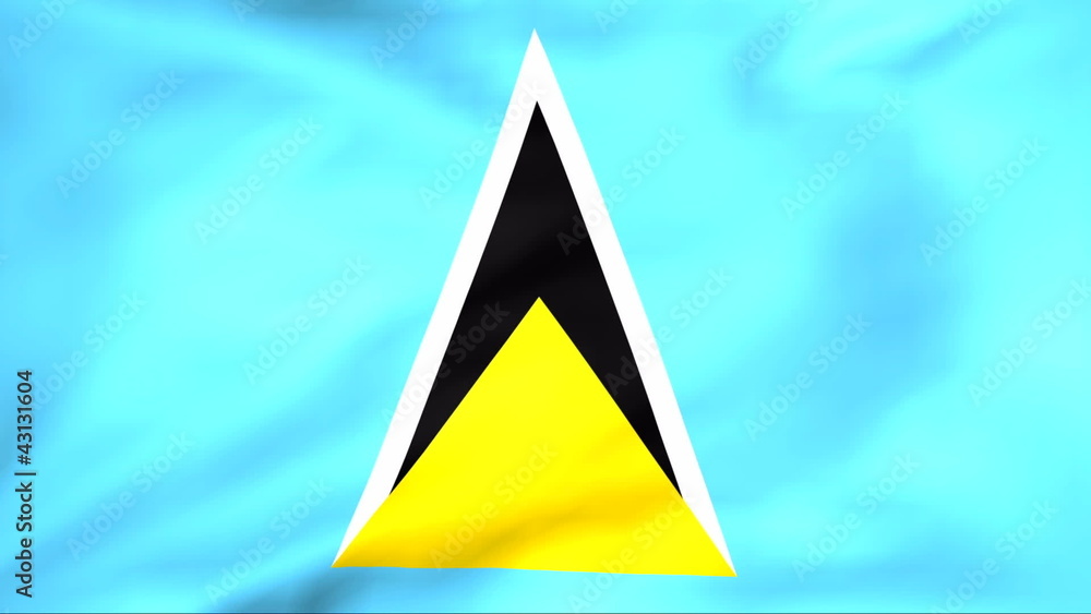 Developing the flag of Saint Lucia Developing the flag of Saint Lucia