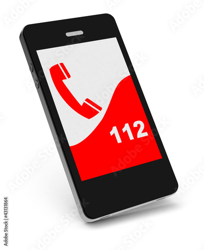 Plakat Die Feuerwehr 112