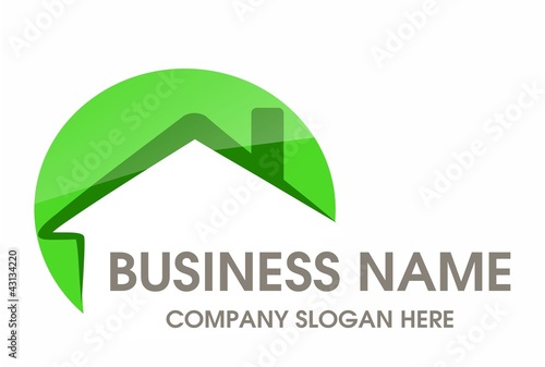 house logo - green house