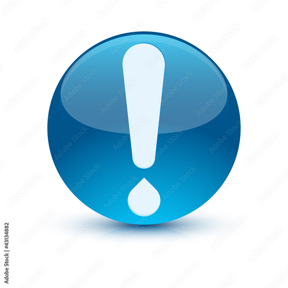 bouton point d'exclamation bouton point d'exclamation