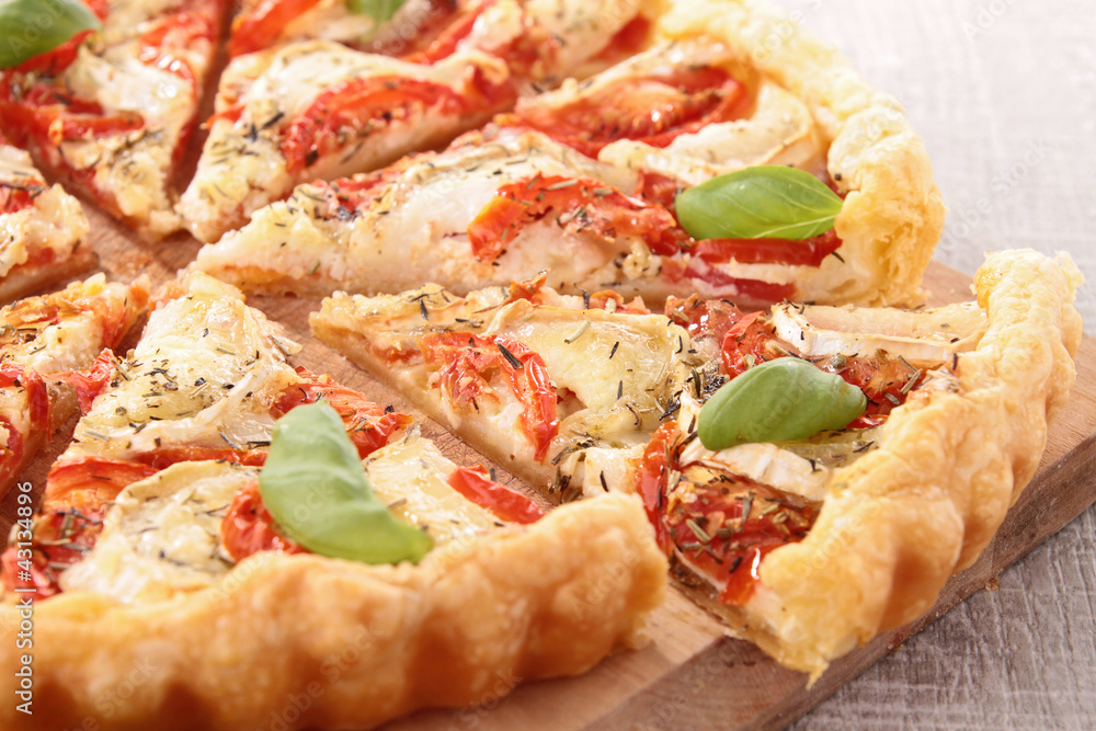 tomato,cheese and basil tart tomato,cheese and basil tart