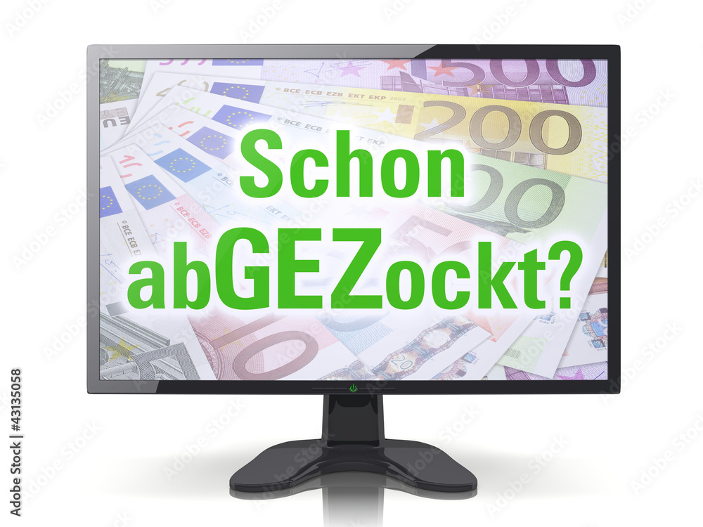GEZ Schon abGEZockt? StockFoto Adobe Stock
