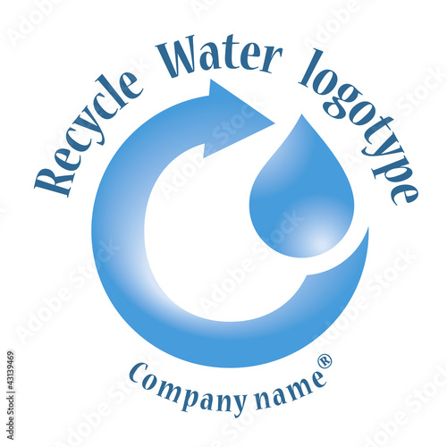 Recycle water logo