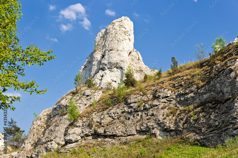 Rocky landscape in Poland.