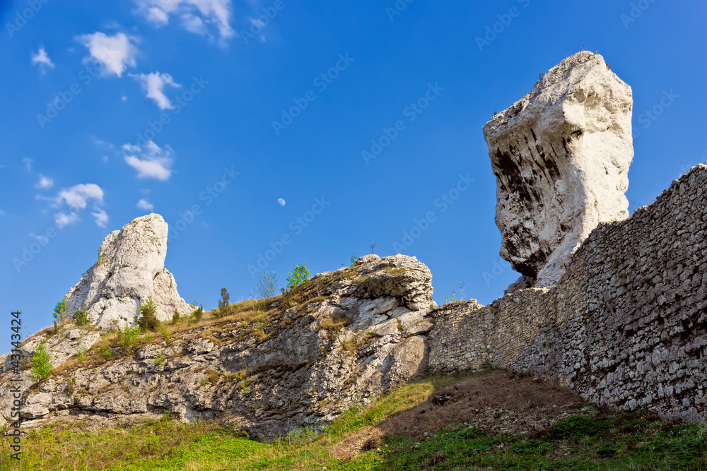 Rocky landscape in Poland. Rocky landscape in Poland.