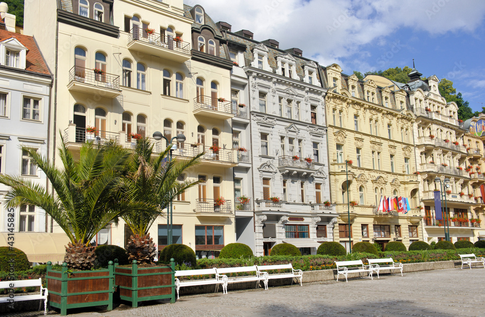 City center in Karlovy Vary