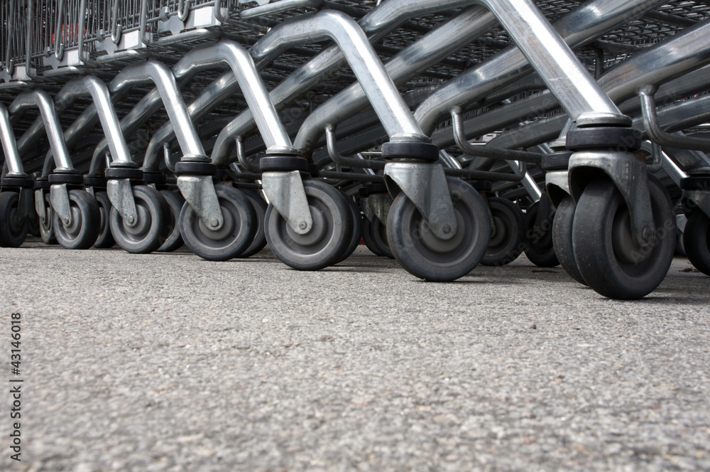 Shopping cart wheels Shopping cart wheels