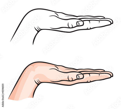 female woman hand holding