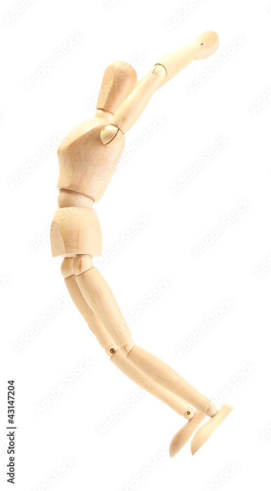 wooden mannequin isolated on white wooden mannequin isolated on white