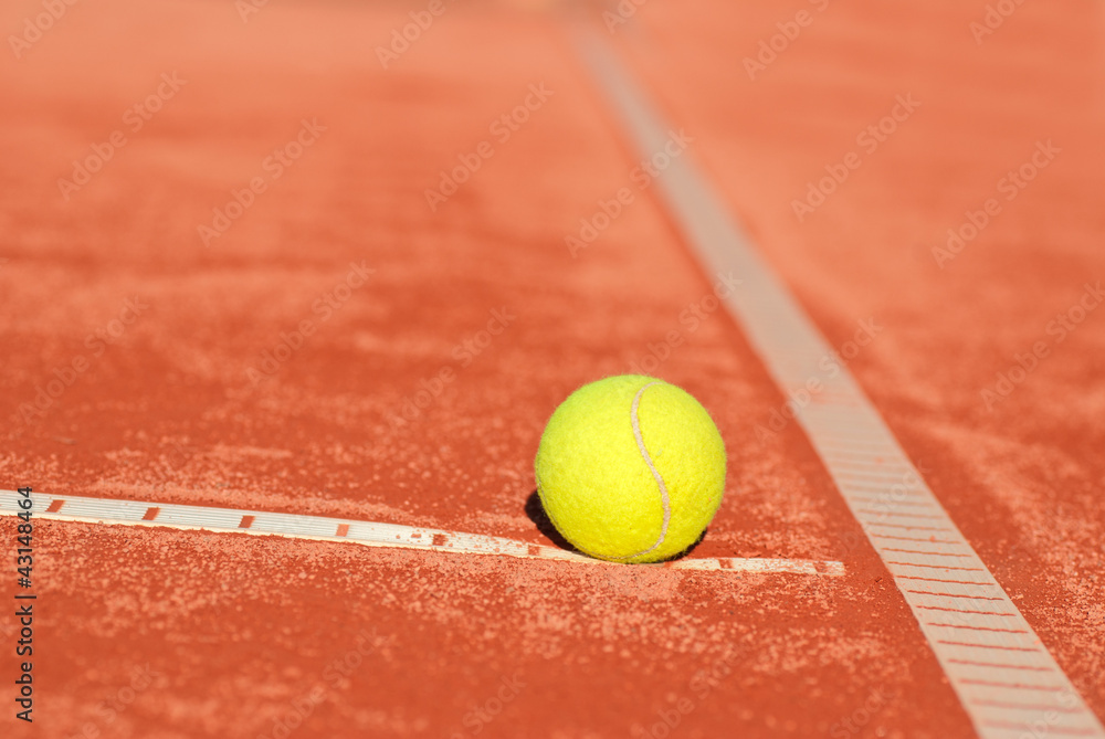 tennis court close up