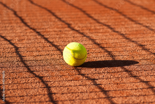 tennis ball and net shadow pattern © lusia83