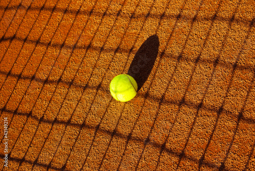 tennis ball in net © lusia83