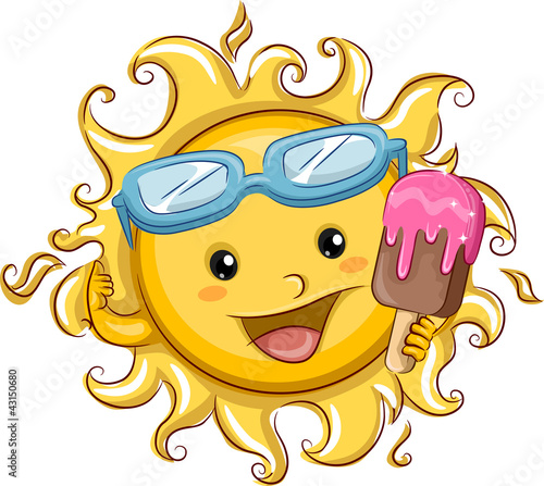 Sun Holding a Popsicle