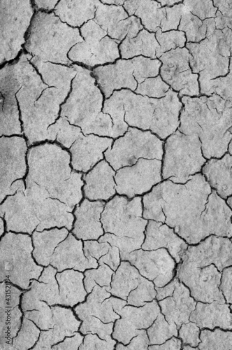 Dry, cracked soil background