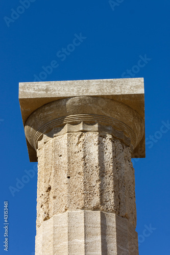 Obraz na plátně Colonna dell'Acropoli di Lindos