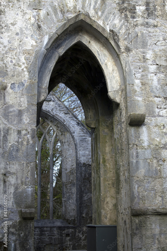 Medieval Irish arched windows