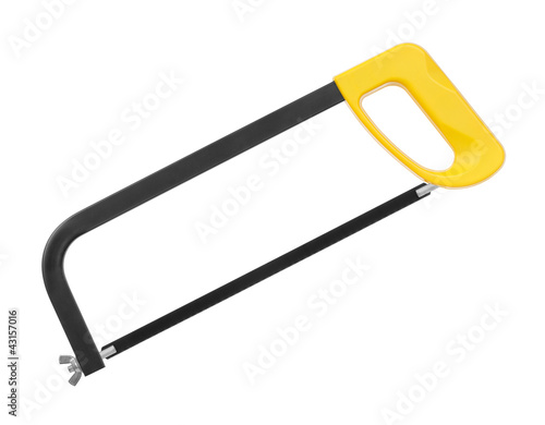 Quadro em tela hacksaw on a white background