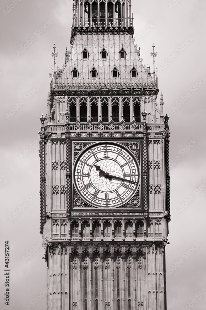 Fototapeta premium Big Ben seen from South Bank