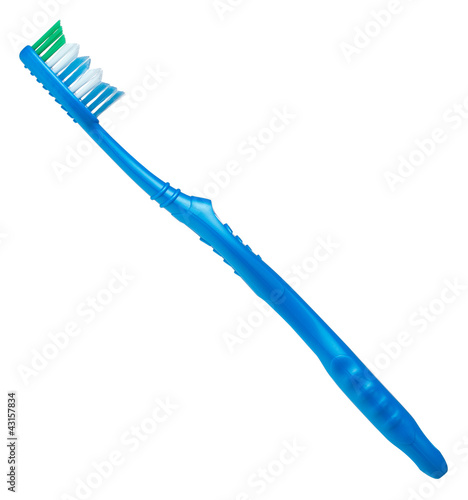 toothbrush on a white background photo