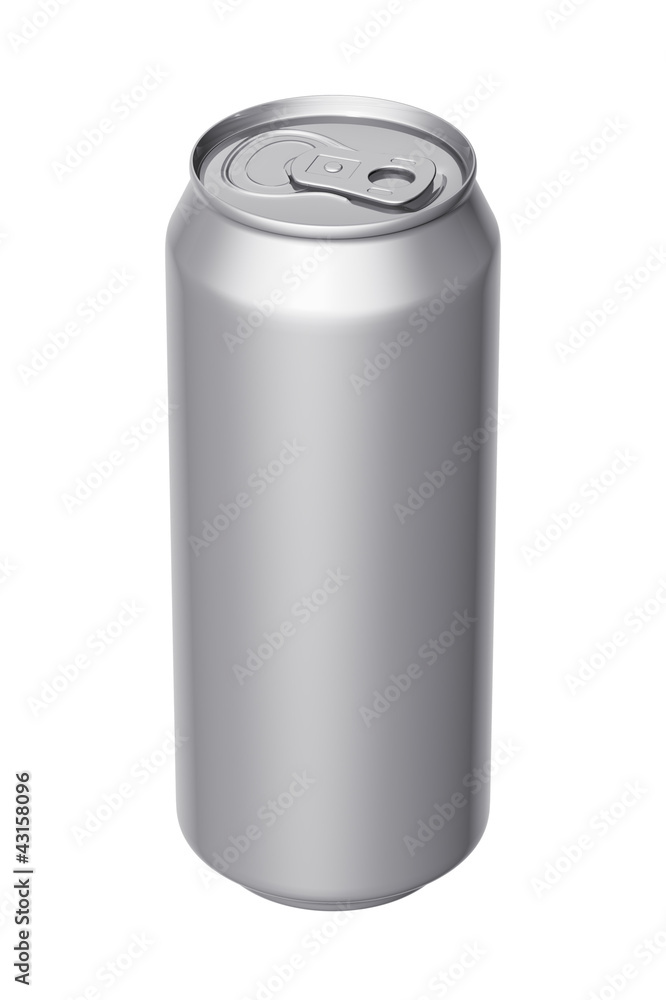 Can of beer on a white background Can of beer on a white background
