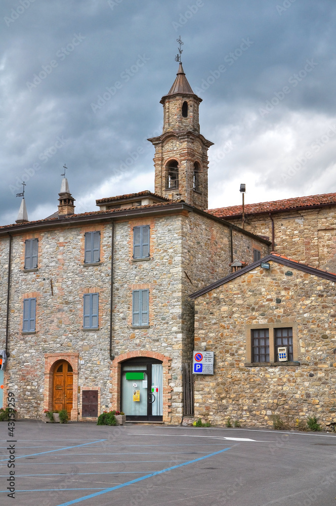 St. Lorenzo Church. Bobbio. Emilia-Romagna. Italy.