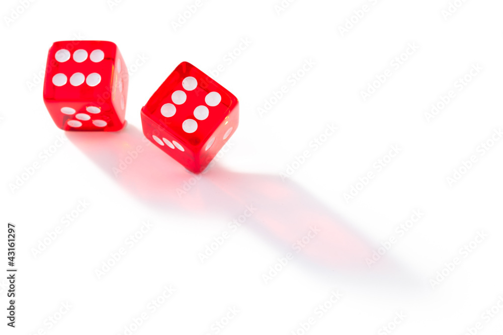 Two dices in motion Two dices in motion
