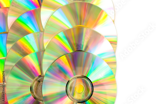 Compact disc arranged